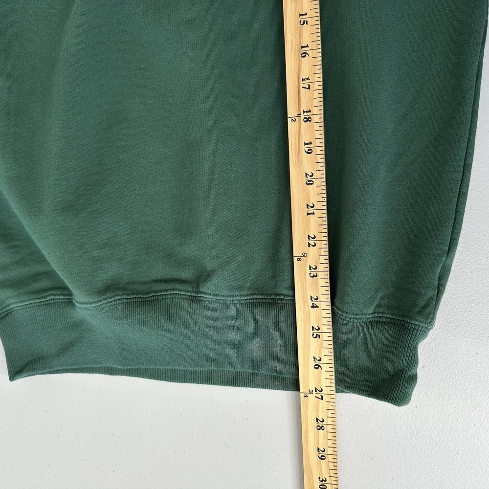 J Crew Sweatshirt Green Crewneck Golden Retriever Dog Graphic Medium - Picture 7 of 9